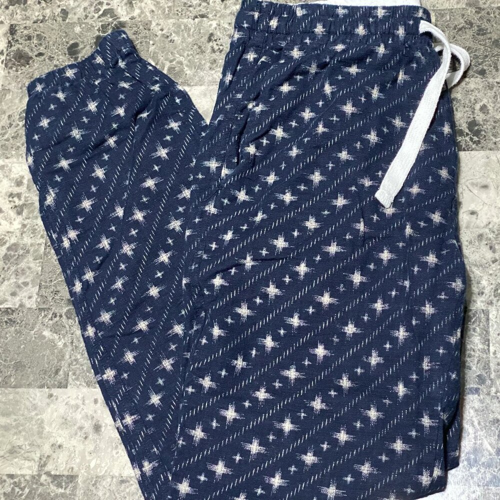 Medium Star Pattern Joggers - Indigo - Gustin